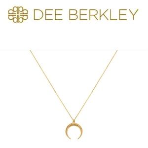 DEE BERKLEY Crescent Moon Pendant Necklace